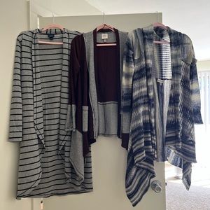 Bundle 3 cardigans for $20
